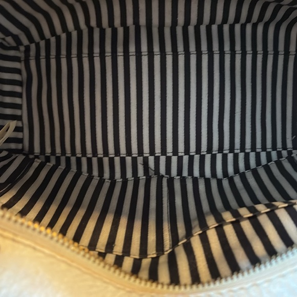 KATE SPADE Southport Avenue Alessa Tassel Bag
Cream Ivory and Navy Tote Satchel - Picture 10 of 12